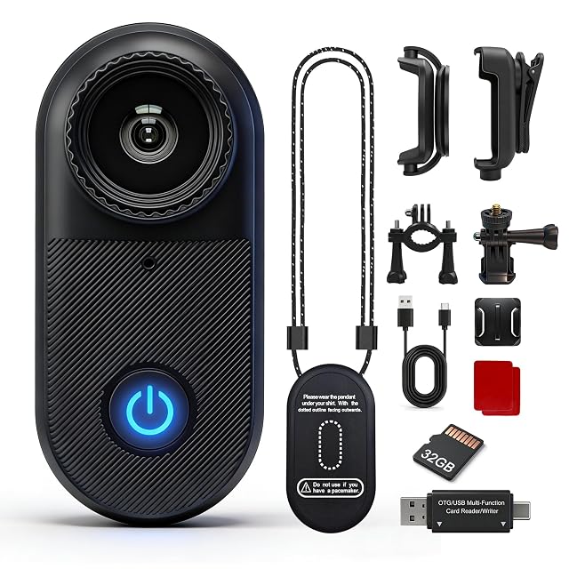 Yehtreh M200-11 body camera in graphite with magnetic mount
