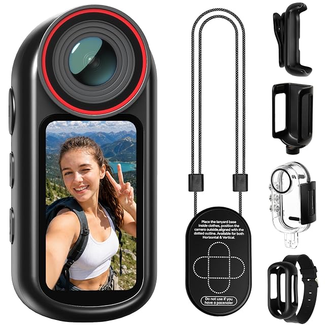 Yonvim SPDmz 4K mini body camera with magnetic mount