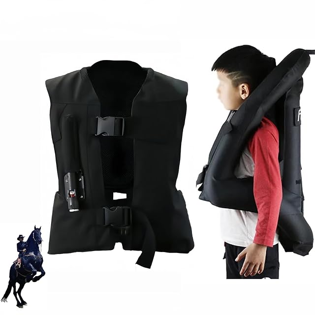 Heerben adjustable airbag vest in black