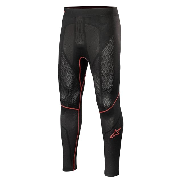 Alpinestars Ride Tech V2 base layer bottoms in black and red