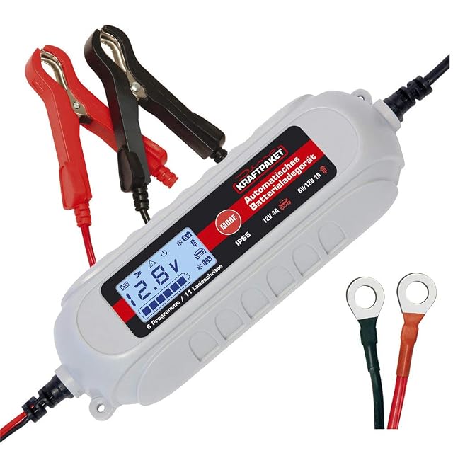 Dino KRAFTPAKET 4 A battery charger with display