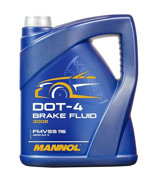 MANNOL 3002 DOT-4 brake fluid five-litre container