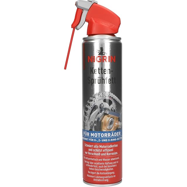 NIGRIN MOTO-BIKE chain spray six-pack of 400 ml cans