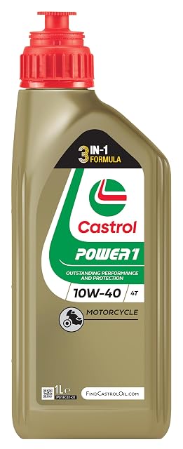Castrol POWER1 4T 10W-40 one-litre bottle