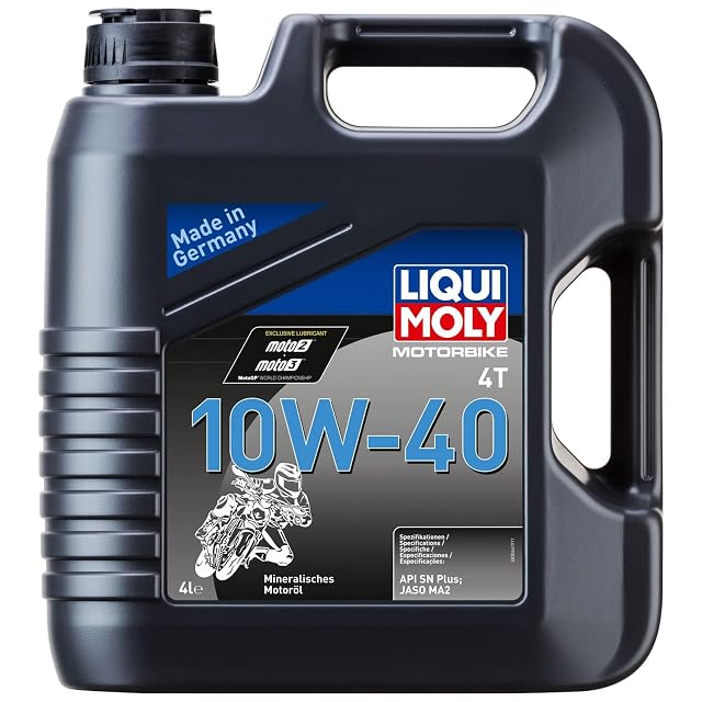 Liqui Moly Motorbike 4T 10W-40 four-litre can