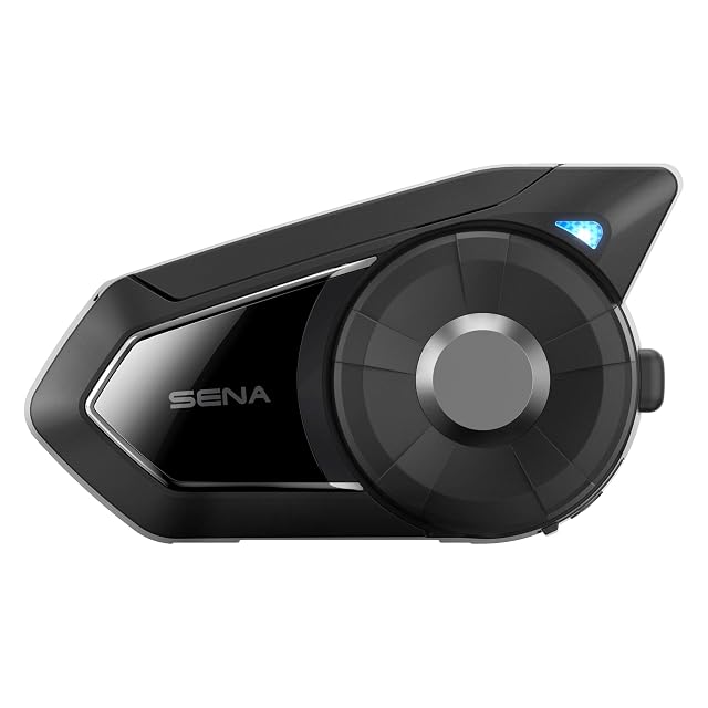 Sena 30K mesh intercom unit and helmet clamp