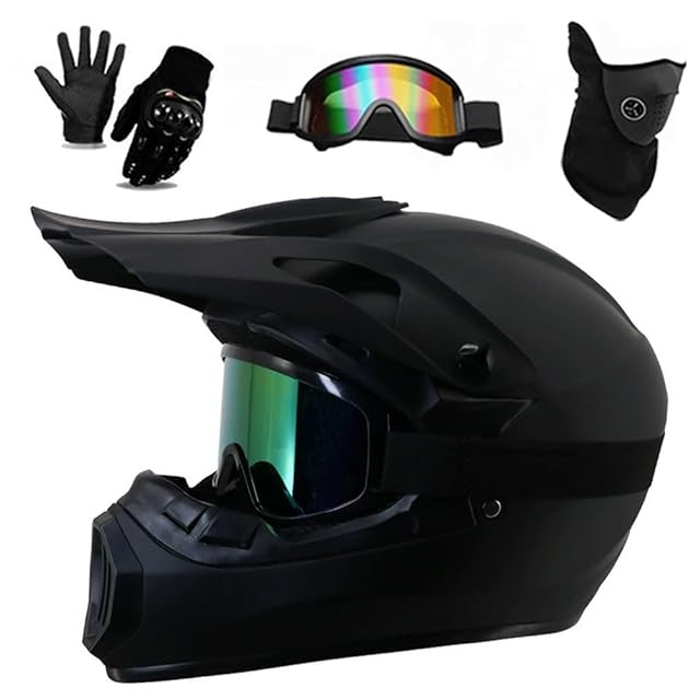 GDAONUDK off-road helmet with goggles, gloves and mask