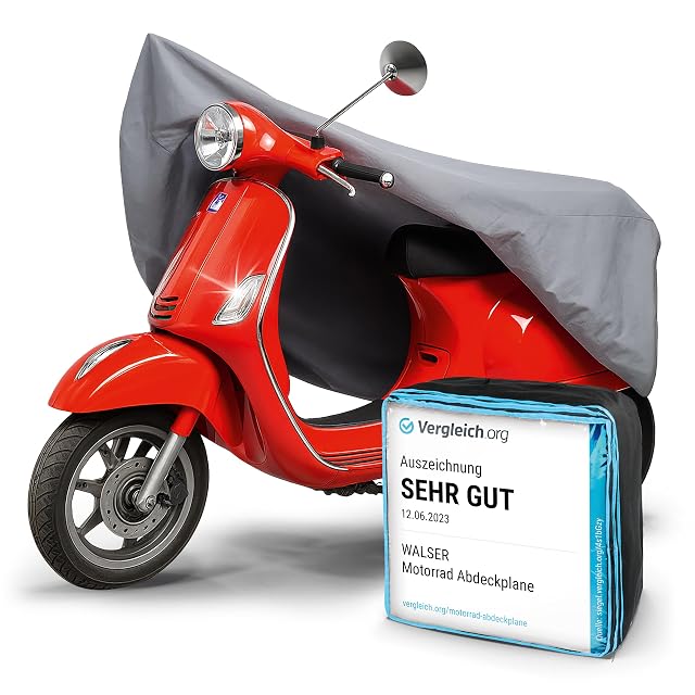 Walser Premium S motorcycle cover in grey