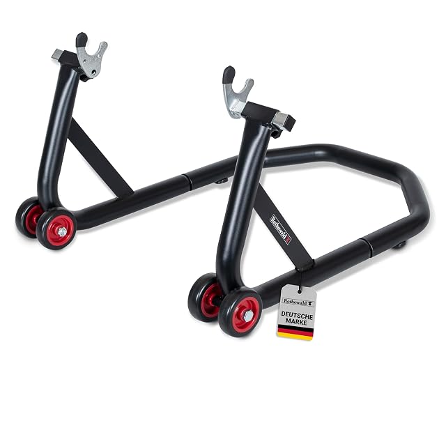 Rothewald rear paddock stand with rubberised supports