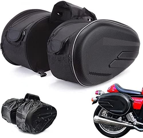 JFG RACING soft Oxford saddlebags mounted on a motorcycle