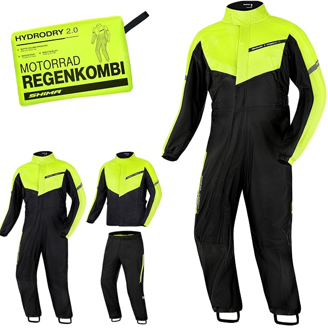SHIMA HYDRODRY 2.0 two-piece rain suit