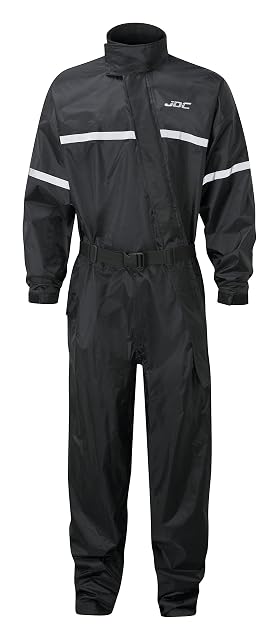 JDC Shield one-piece waterproof oversuit in black