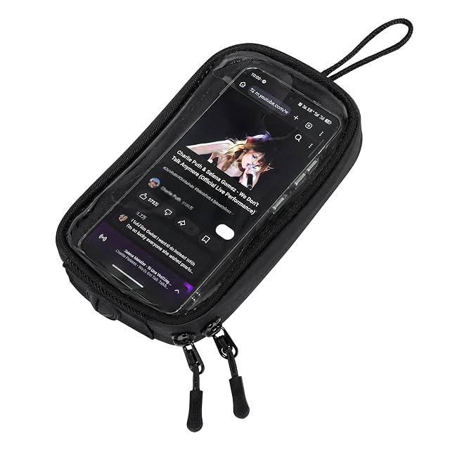 SLIAXINT flat magnetic tank pouch with phone window