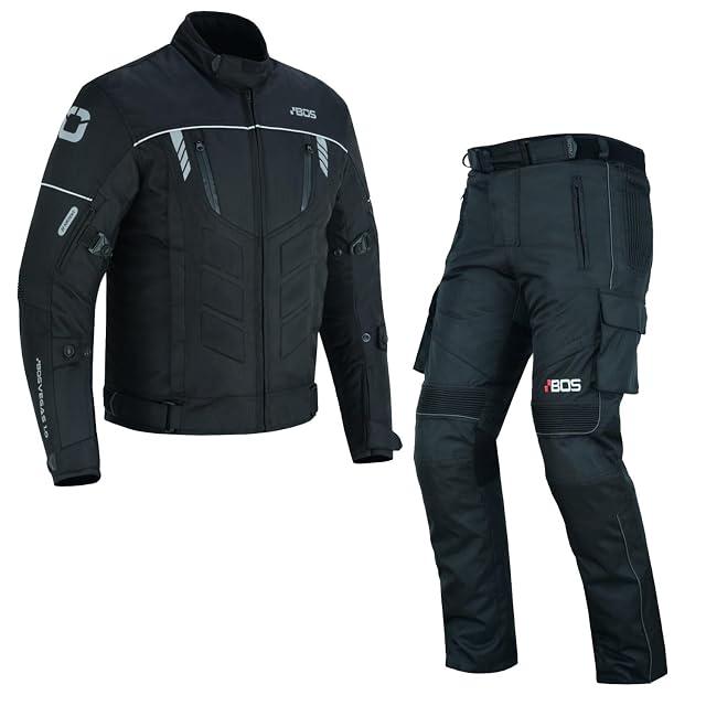 BOSmoto two-piece textile set, jacket and trousers