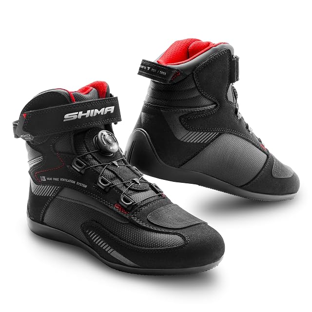 SHIMA EXO leather riding shoe with the ATOP dial closure