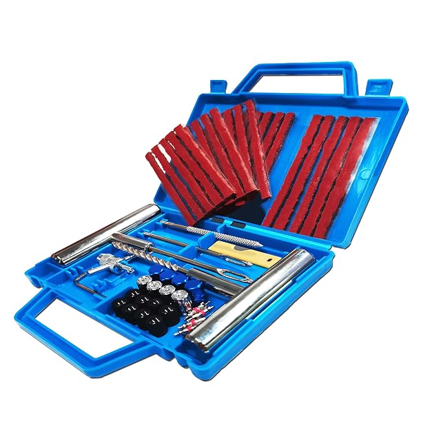 HYHJMISTY 53-piece tyre repair kit with storage box