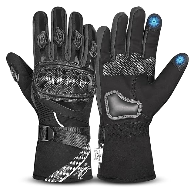 BEAST RAGE thermal winter glove, back of hand