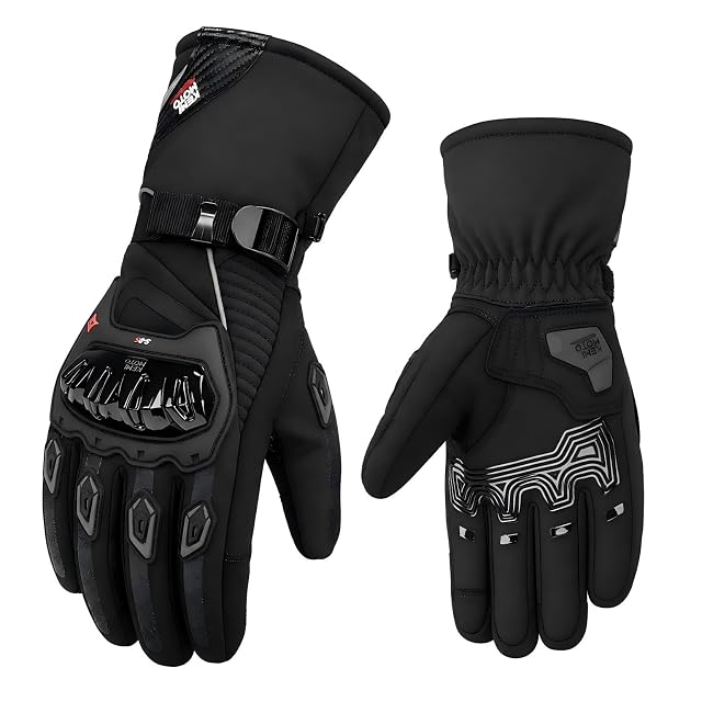 KEMIMOTO winter glove, palm showing the non-slip surface